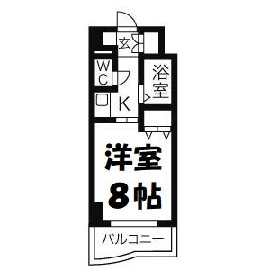 ラ・ポルテ堀田 間取り図