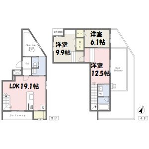 Residence de 池下 間取り図