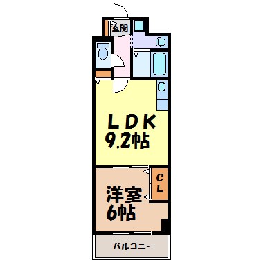 ヴァンクール新栄 間取り