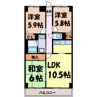 シティライフ山下通 間取り