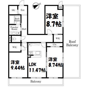 GRANDUKE千種rubino 間取り図