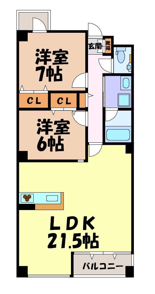 コモド覚王山 間取り図