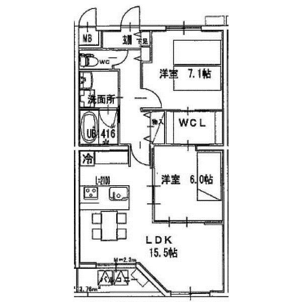 カーササクラ 間取り図