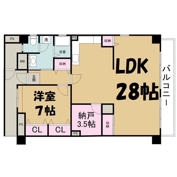 アーバンドエル新栄 間取り図