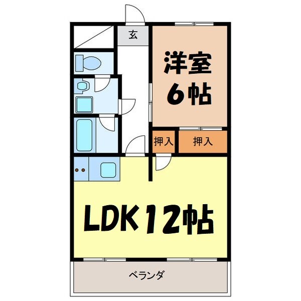 ヴィラ・フローラ 間取り図