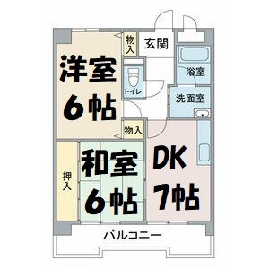 レジデンス千代田 間取り図