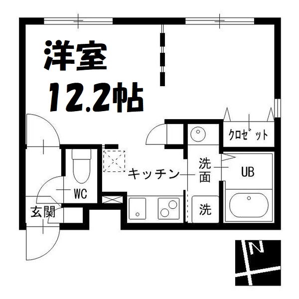 Ｂranche上前津 間取り図
