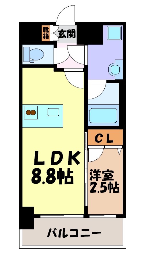 メイクスアート金山SOUTH 間取り図