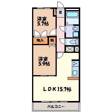アニマーレ名城 間取り図