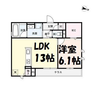 Sieben Yotsuya 間取り図