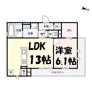 Sieben Yotsuya 間取り図