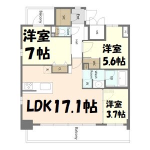 S-RESIDENCE名古屋菊井aline 間取り図