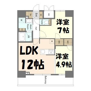 S-RESIDENCE名古屋菊井aline 間取り図