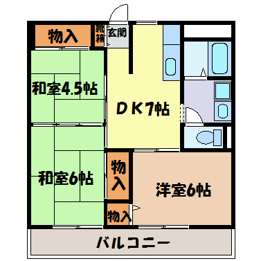 シャトー丸の内 間取り図