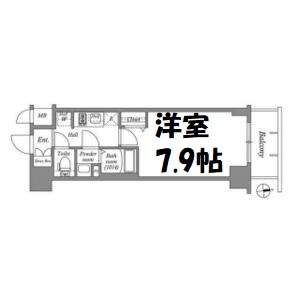 アドバンス名古屋ワイノット 間取り図