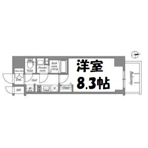 アドバンス名古屋ワイノット 間取り図