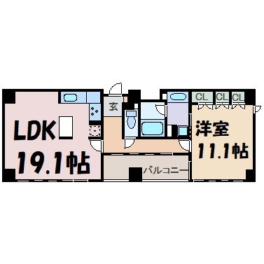 ＩＺＵＭＩ １ 間取り