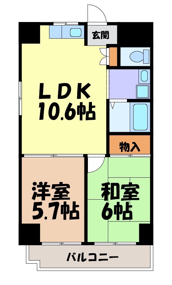 セカンドパーティ 間取り図