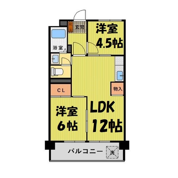 第二若葉ビル 間取り図