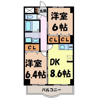 コーポひかり 間取り図