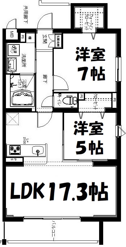 アインスベルグ 間取り図
