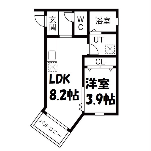 LeGioie太閤通駅4 間取り図