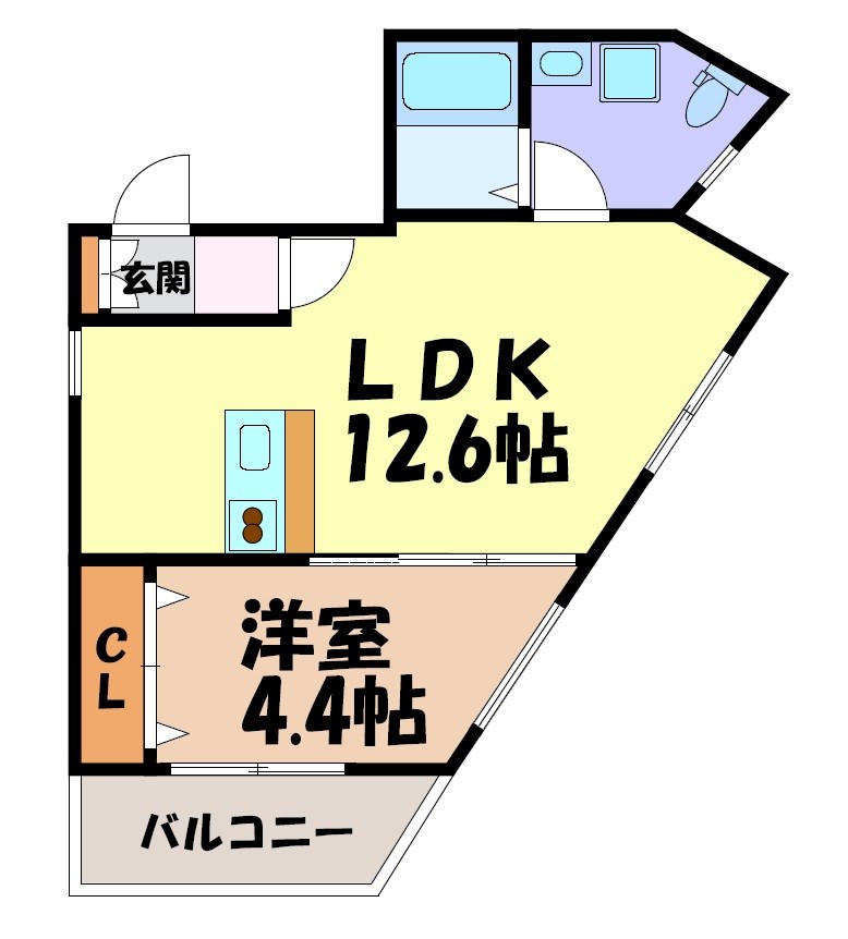 LeGioie太閤通駅4 間取り