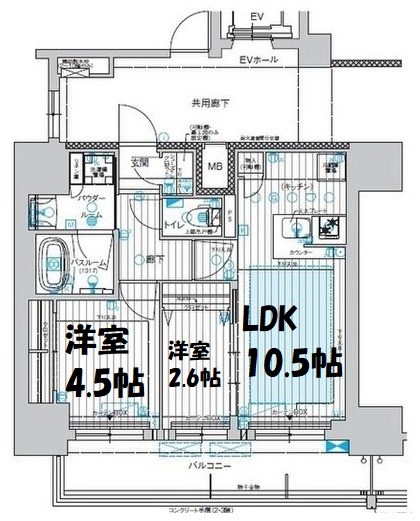 プレサンスレイズ千種今池Ⅱ 間取り図