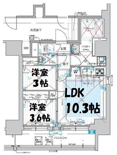 プレサンスレイズ千種今池Ⅱ 間取り図