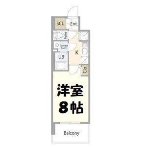エスリード栄イーストスクエア 間取り図