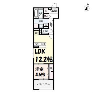 セレスティア城西 間取り図