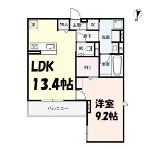 セレスティア城西 間取り図