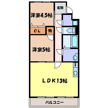 春里ハイツ 間取り図