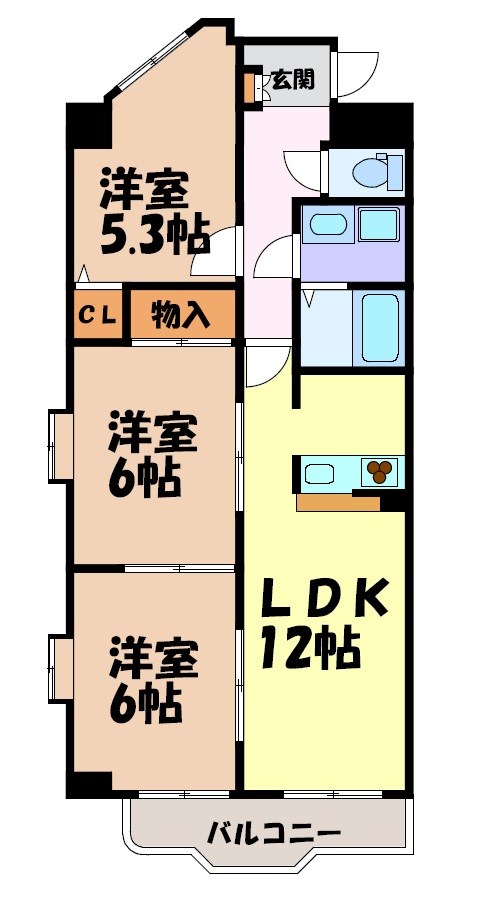 パラディーソ白壁 間取り