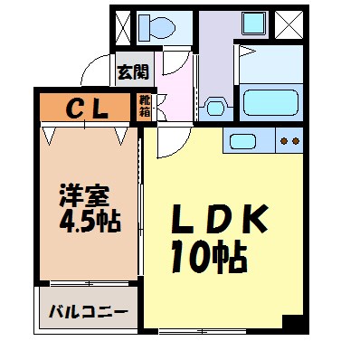 吹上アパートメント 間取り図