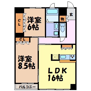 フローラル小桜 間取り図