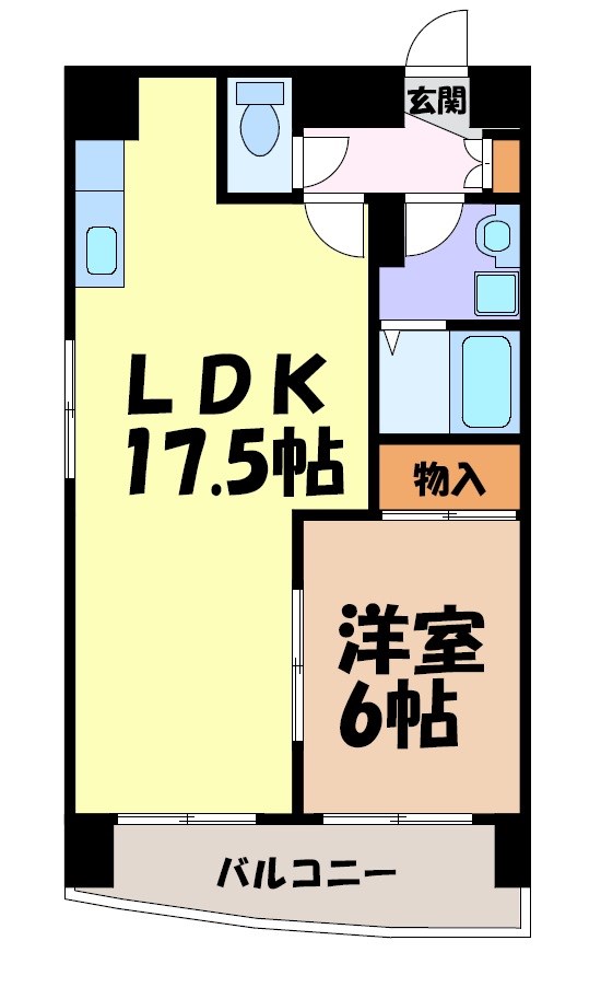 ル・ヴァン橘 間取り図