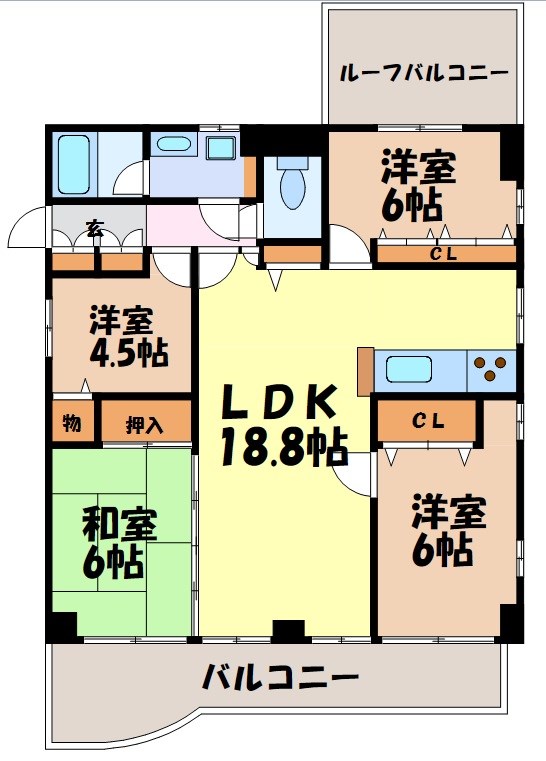 イオラニガーデンⅢ 間取り図