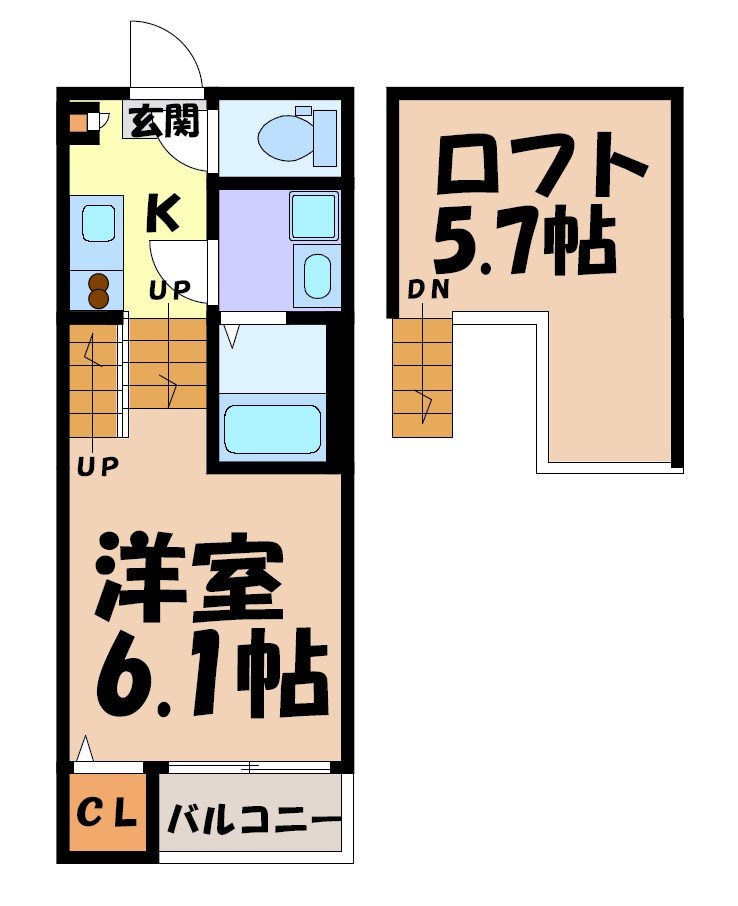 アジュール鶴舞 間取り図