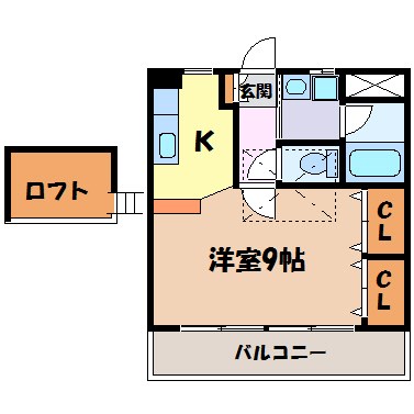 ミラシオン古渡 間取り図