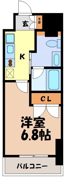 レジディア鶴舞 間取り図
