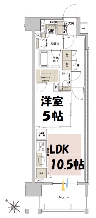 レーベン千種吹上AVANCA 間取り図