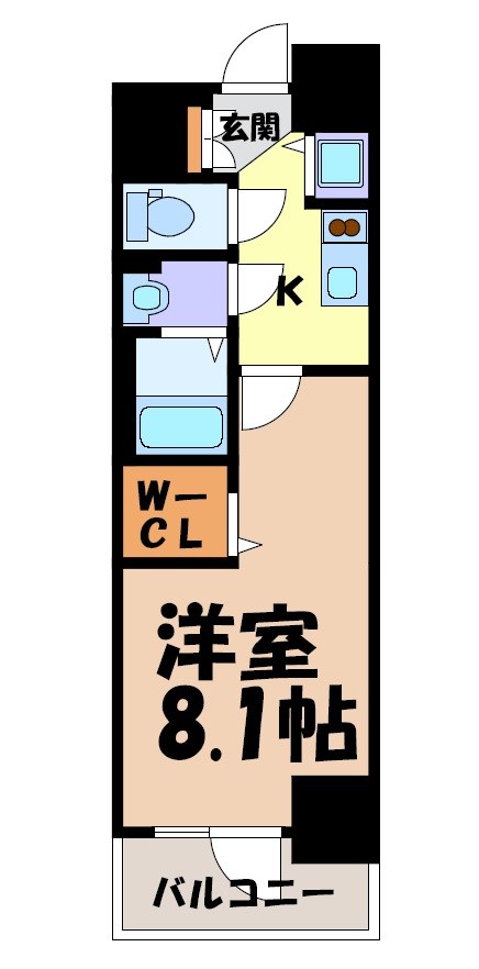 エスリード今池ルミナス 間取り図