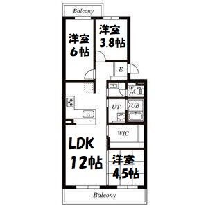 グレイス茶屋ヶ坂駅前 間取り図