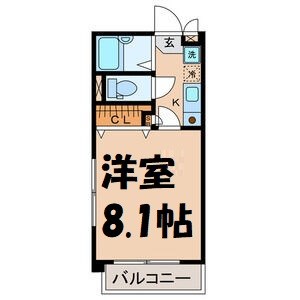 リバーサイドタカセ 間取り図