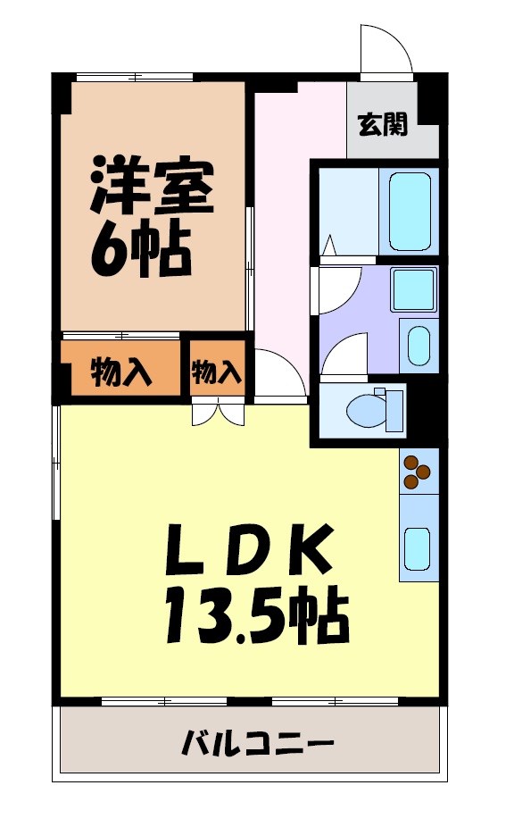 Ｌａ　Ｂｅｌｌｅ　Ｓａｎｔｅ 間取り図