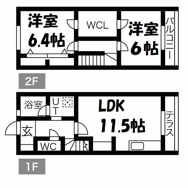 ブランシェ・ア・ミュー 間取り図