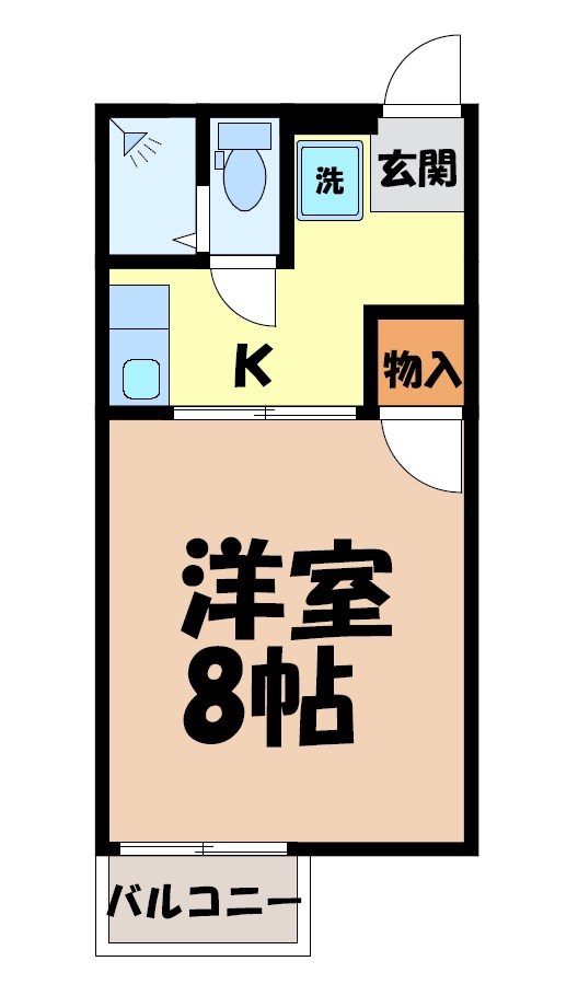 カーサおくむら 間取り図