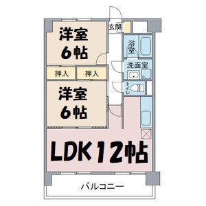 扶桑ハイツⅠ 間取り図