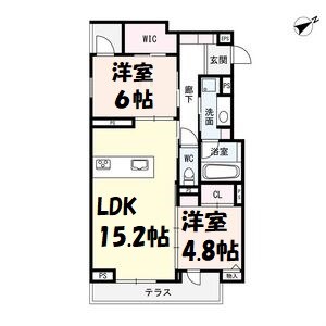 極稀 間取り図